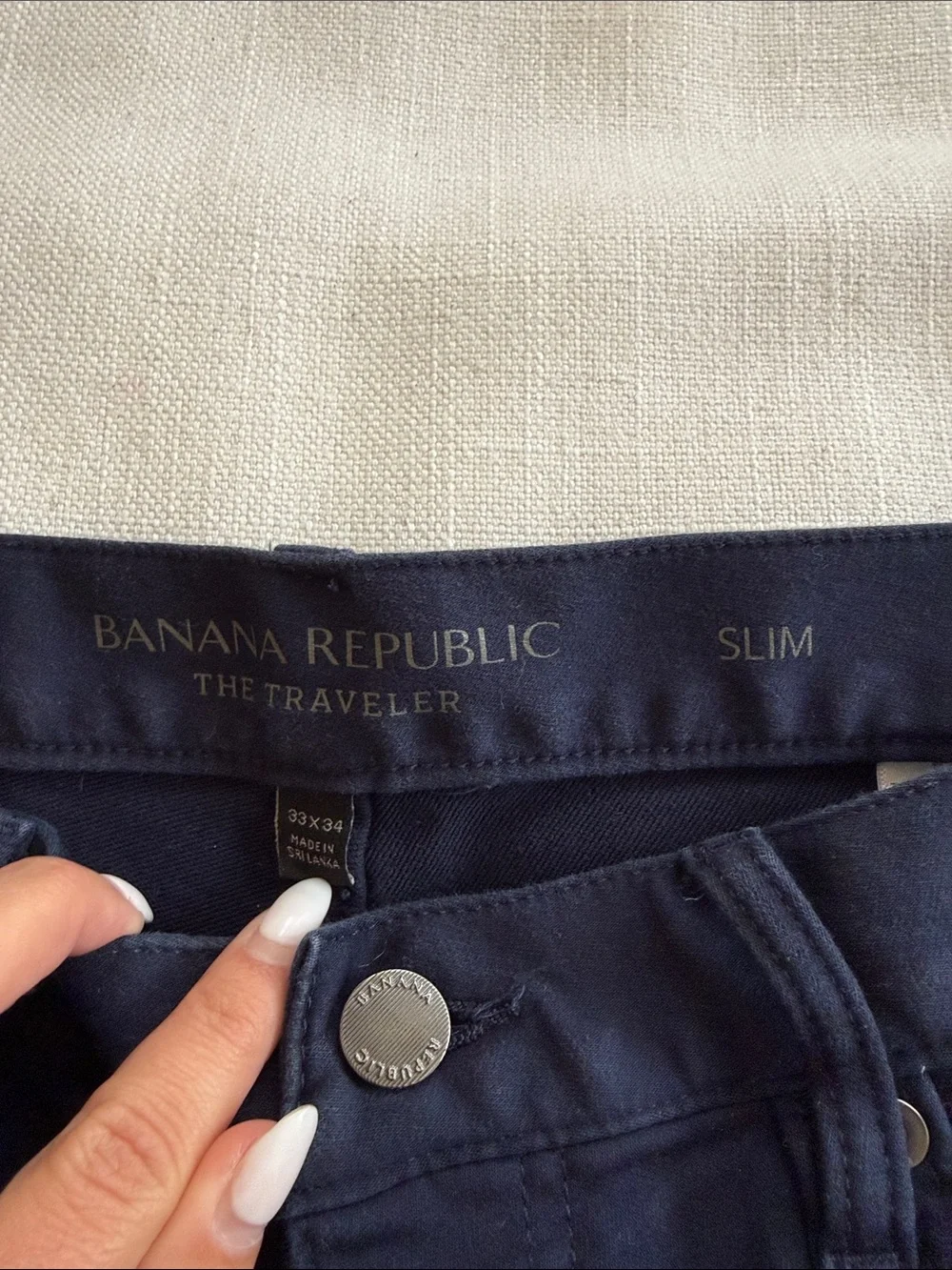 Banana Republic Slim Men's Jeans in Navy